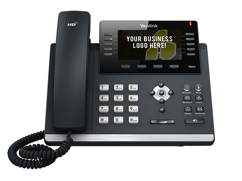 Yealink 3CX VOIP phone with custom logo - IT Decisions Tennessee/Virginia